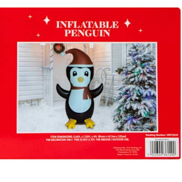 Inflatable Penguin Christmas Decor - Picture 3 of 3